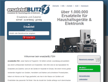 Tablet Screenshot of ersatzteilblitz.de